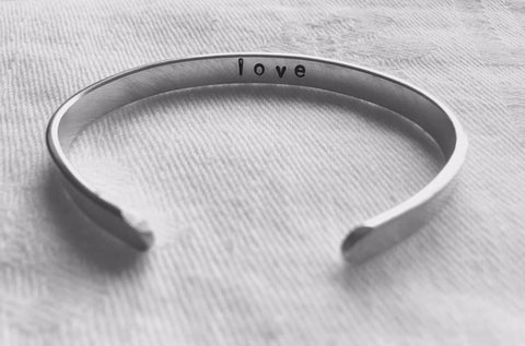 Soul Intention Baby 'love' cuff