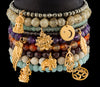 Three Ravens Bracelet-Angel Wing with Skull